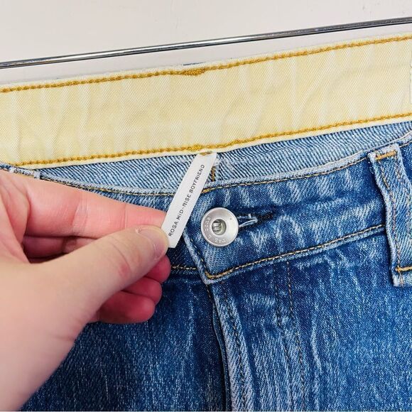 Rag & Bone Rosa Mid-Rise Distressed Boyfriend Jeans Size 28 - Picture 5 of 10